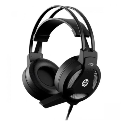 Headset Gamer Fone Com Microfone Game Stereo 2 P2 H100 Preto HP