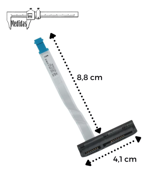 Conector Do Hd Sata Notebook Positivo Xc3620 - Image 2