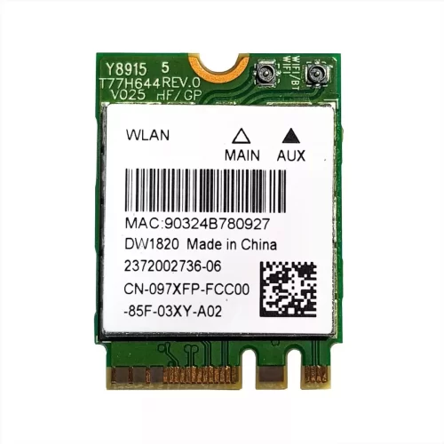 Placa Intel Wifi Wireless-ac Dual Band Qcnfa344a Ngff M.2