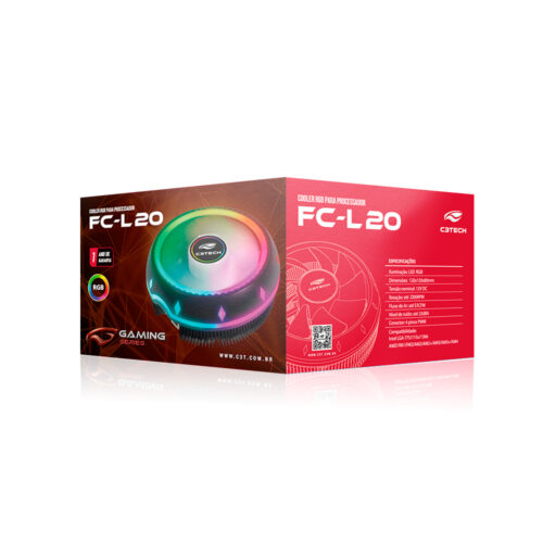 Cooler Fan CPU FC-L20RGB C3Tech Gaming - Image 2