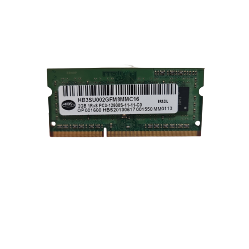 Memória Ram 2gb PC3 -12800 1rx8 Smart HB3SU002GFM8MMC16