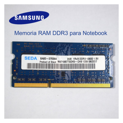 Memória Ram 2gb DDR3 PC3 -10600 1rx8 Seda M471B5773CHS-CH9 - Image 2